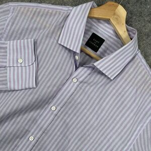 Kent and Curwen Shirt Mens XL Striped Button Down Long Sleeve Dress Shirt